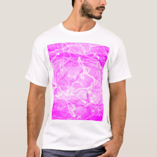 T-shirt Papier numérique marbré rose-21643