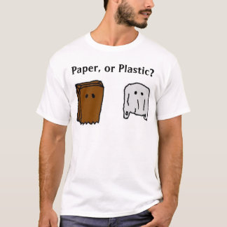 T-shirt papier ou plastique
