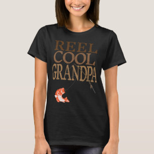 T-shirt Papier pêche grand-père super cool pour hommes