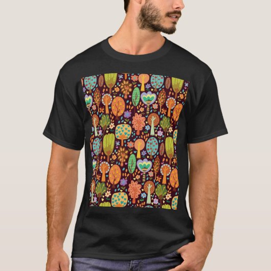 T-shirt Papier peint extérieur Texture transparente (Devant)