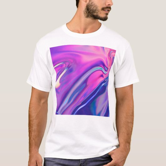 T-shirt Papier pourpre iridescendant (Devant)