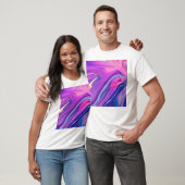 T-shirt Papier pourpre iridescendant (Unisexe)