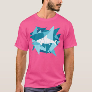 T-shirt Papier Shards Origami Ichthyosaurus