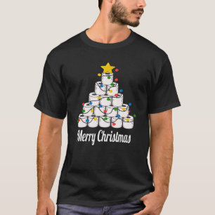 T-shirt Papier toilette de Noël Joyeux Arbre de Noël