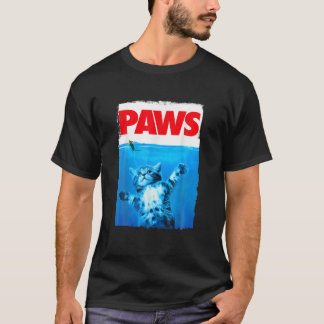 T-shirt Papiers Chat Et Souris Haut, Mignonne Amusante Par