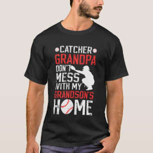 T-shirt Papiers de Grand-Père Réceptionneur de Baseball Dr