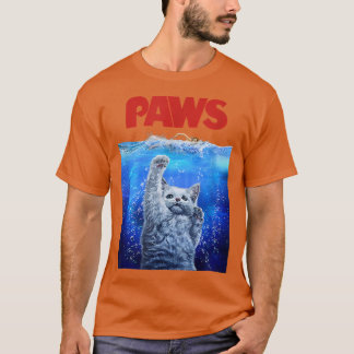 T-shirt Papiers Kitty Chat et les gens Top, Cute Funny Meo