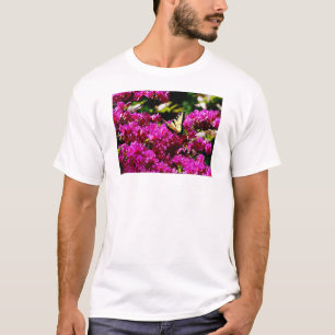 T-shirt Papilio glaucus sur Azalée