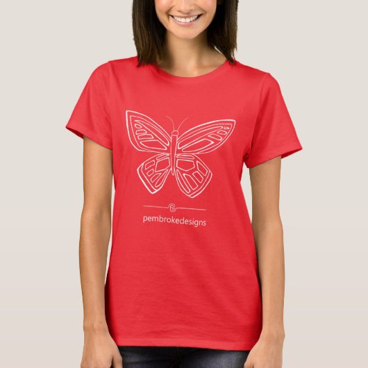 T-shirt papillon (Devant)