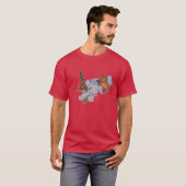 T-shirt papillon3 avec cercle triangle 19 (Devant entier)