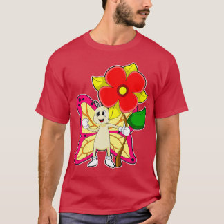 T-shirt Papillon à fleurs
