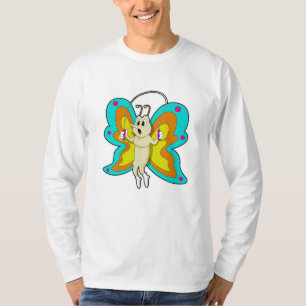 T-shirt Papillon à la corde de saut Fitness