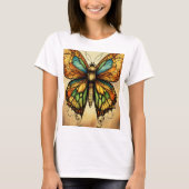 T-shirt papillon à main en forme de tourbillon (Devant)