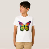 T-SHIRT PAPILLON ABSTRAIT (Devant entier)