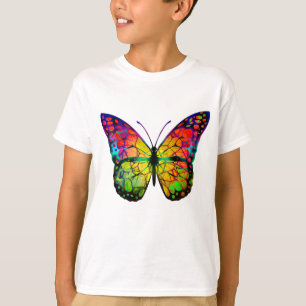T-SHIRT PAPILLON ABSTRAIT