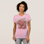 T-shirt Papillon Abstrait coloré Imaginaire Fractal Art (Devant entier)