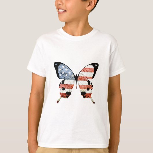 T-shirt Papillon américain (Devant)