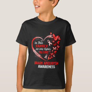 T-shirt Papillon Aneurysme Cerveau Famille