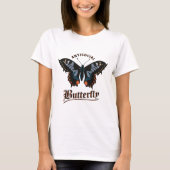 T-shirt papillon antisocial (Devant)