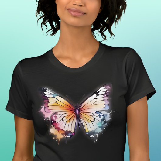 T-shirt Papillon aquarelle