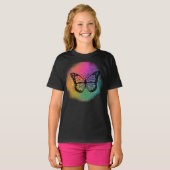 T-shirt Papillon aquarelle (Devant entier)