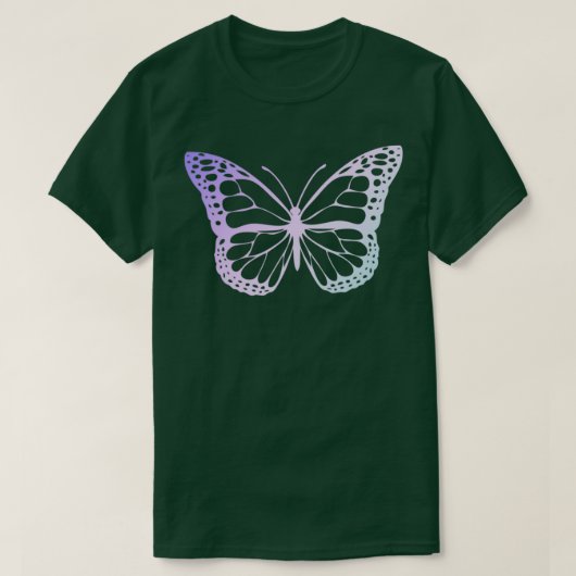 T-shirt Papillon arc-en-ciel (Design devant)