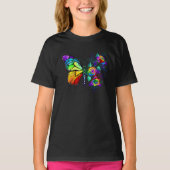T-shirt Papillon arc-en-ciel (Devant)