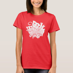 T-shirt Papillon asiatique Japonais Conception Kamon