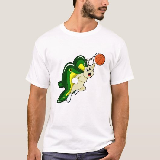 T-shirt Papillon au Basketball Sports (Devant)
