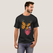 T-shirt Papillon au coeur (Devant entier)