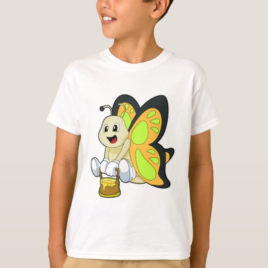 T-shirt Papillon au miel (Devant)