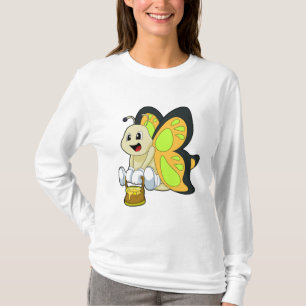 T-shirt Papillon au miel