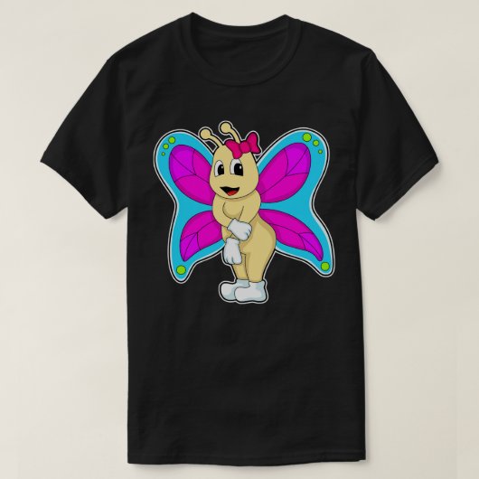 T-shirt Papillon au ruban (Design devant)