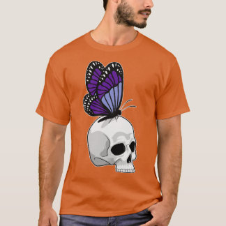 T-shirt Papillon avec crâne