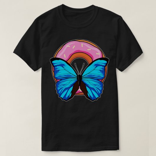 T-shirt Papillon avec Donut (Design devant)