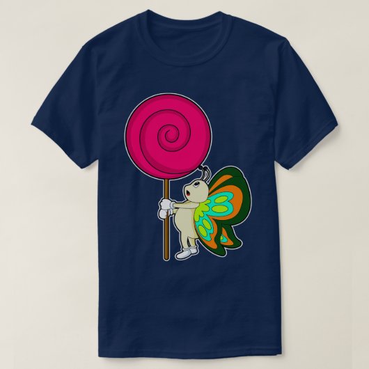 T-shirt Papillon avec Lollipop (Design devant)