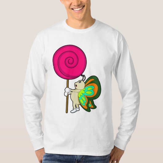 T-shirt Papillon avec Lollipop (Devant)