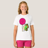 T-shirt Papillon avec Lollipop (Devant entier)