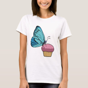 T-shirt Papillon avec muffin