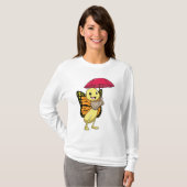 T-shirt Papillon avec parapluie (Devant entier)