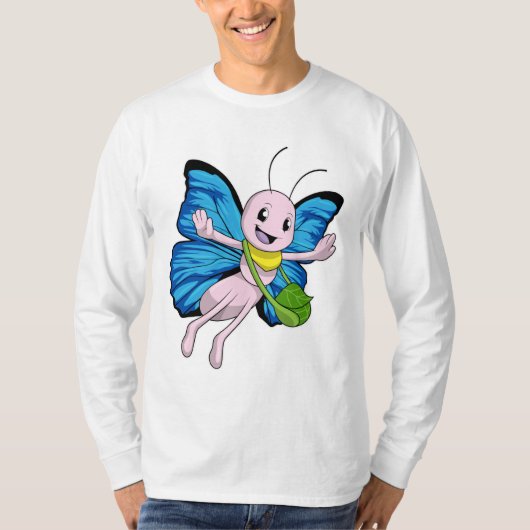 T-shirt Papillon avec sac à main (Devant)