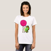 T-shirt Papillon avec sucette (Devant entier)