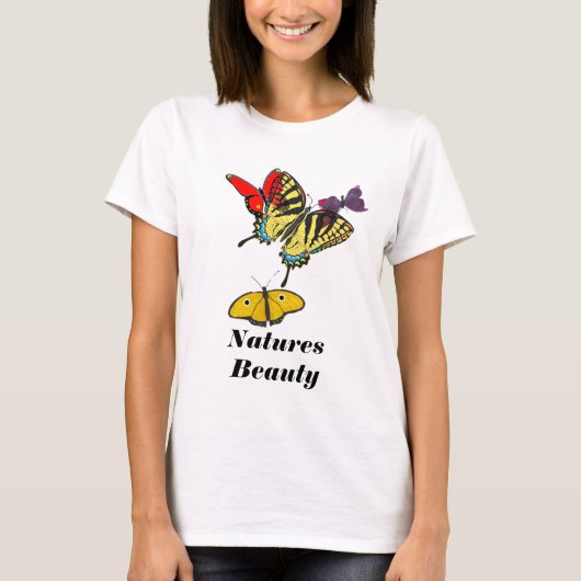 T-shirt Papillon, beauté de natures (Devant)