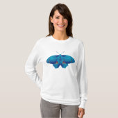 T-shirt Papillon bleu (Devant entier)