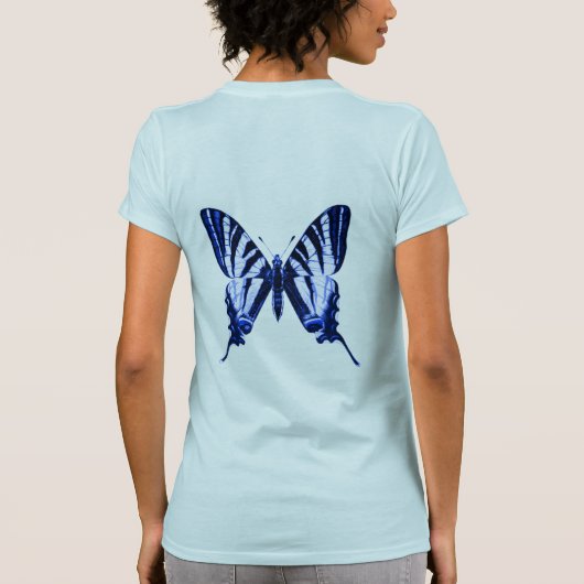T-shirt papillon bleu (Dos)