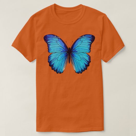 T-shirt Papillon bleu Morpho (Design devant)