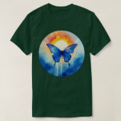 T-shirt Papillon bleu Morpho 28 (Design devant)