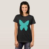 T-shirt Papillon Bleuté (Devant entier)