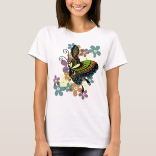 T-shirt Papillon brillant
