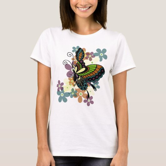T-shirt Papillon brillant (Devant)